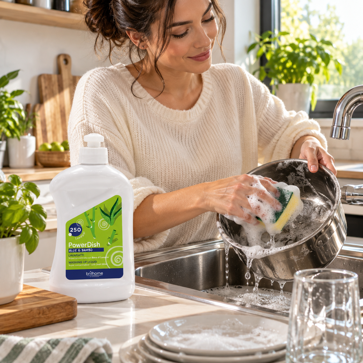 PowerDish liquide vaisselle concentré à la bave d'escargot